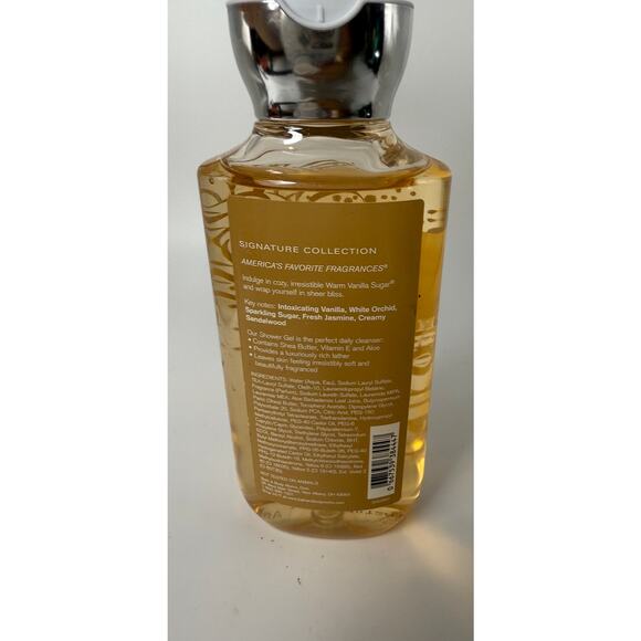 Bath and Body Works WARM VANILLA SUGAR Shower Gel 10 fl oz / 295mL *NEW* - Picture 2 of 2